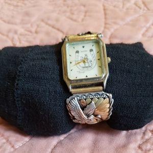 STERLING/GOLD  WATCH BAND